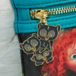 Loungefly Disney Brave Merida Princess Scene Mini Backpack -Loungefly WDBK2963 LFDISNEYMERIDAPRINCESSSCENEMINIBACKPACK0647ZIPPER