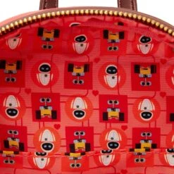 Loungefly Pixar Moments Wall-E Date Night Mini Backpack -Loungefly WDBK2966 LFPIXARMOMENTSWALLEDATENIGHTMINIBACKPACK0067INSIDE
