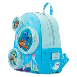 Loungefly Disney Finding Nemo 20th Anniversary Bubble Pockets Mini Backpack -Loungefly WDBK2974 LFDISNEYFINDINGNEMO20THANNIVERSARYBUBBLEPOCKETSMINIBACKPACK0222SIDE