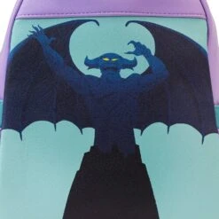 Loungefly Disney Villains Color Block Triple Pocket Mini Backpack -Loungefly WDBK2977 LFDISNEYVILLAINSCOLORBLOCKTRIPLEPOCKETMINIBACKPACK0577DETAIL