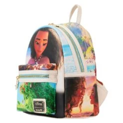 Loungefly Disney Moana Princess Scene Series Mini Backpack -Loungefly WDBK3060 LFDISNEYMOANAPRINCESSSCENESMINIBACKPACK0655SIDE