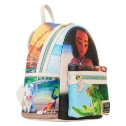 Loungefly Disney Moana Princess Scene Series Mini Backpack -Loungefly WDBK3060 LFDISNEYMOANAPRINCESSSCENESMINIBACKPACK0657SIDE2