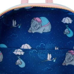 Loungefly Disney Dumbo Mrs Jumbo Craddle Trunk Mini Backpack -Loungefly WDBK3063 LFDISNEYDUMBOMRSJUMBOCRADLETRUNKMINIBACKPACK0639INSIDE
