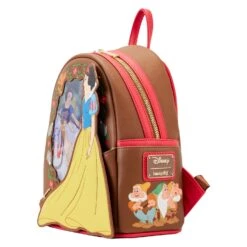 Loungefly Disney Snow White Lenticular Princess Series Mini Backpack 12 Loungefly Disney Snow White Lenticular Princess Series Mini Backpack -Loungefly WDBK3072 LFDISNEYSNOWWHITELENTICULARPRINCESSSERIESMINIBACKPACK0077SIDE