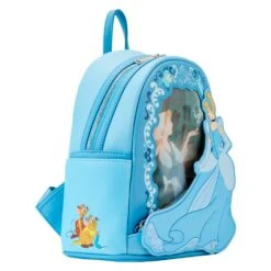 Loungefly Disney Cinderella Princess Lenticular Series Mini Backpack -Loungefly WDBK3123 LFDISNEYCINDERELLAPRINCESSLENTICULARSERIESMINIBACKPACK0906SIDE2
