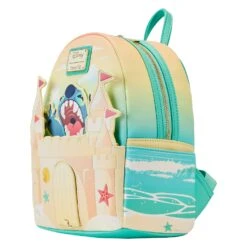 Loungefly Disney Stitch Sandcastle Beach Surprise Mini Backpack -Loungefly WDBK3125 LFSTITCHSANDCASTLEBEACHSURPRISEMINIBACKPACK0803SIDE