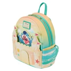 Loungefly Disney Stitch Sandcastle Beach Surprise Mini Backpack -Loungefly WDBK3125 LFSTITCHSANDCASTLEBEACHSURPRISEMINIBACKPACK0804QUARTER