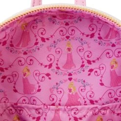 Loungefly Disney Sleeping Beauty Princess Lenticular Mini Backpack -Loungefly WDBK3210 LFDISNEYSLEEPINGBEAUTYPRINCESSLENTICULARSERIESMINIBACKPACK2182INSIDE