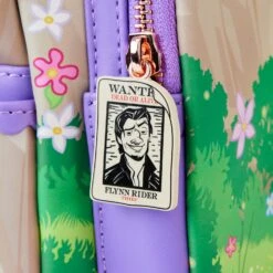 Loungefly Disney Tangled Rapunzel Swinging From Tower Mini Backpack -Loungefly WDBK3224 LFDISNEYTANGLEDRAPUNZELSWINGINGFROMTOWERMINIBACKPACK1667ZIPPER