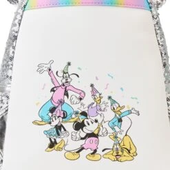 Loungefly Disney Mickey And Friends Birthday Celebration Mini Backpack -Loungefly WDBK3226 LFDISNEYMICKEYANDFRIENDSBIRTHDAYCELEBRATIONMINIBACKPACK1737DETAIL