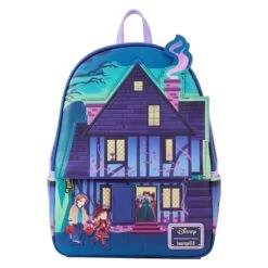 Loungefly Disney Hocus Pocus Sanderson Sisters House Mini Backpack -Loungefly WDBK3264 LFDISNEYHOCUSPOCUSSANDERSONSISTERSHOUSEMINIBACKPACK2653OPEN