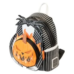 Loungefly Disney The Nightmare Before Christmas Jack Pumpkin Head Mini Backpack -Loungefly WDBK3279 LFDISNEYNIGHTMAREBEFORECHRISTMASJACKPUMPKINHEADMINIBACKPACK2537QUARTER