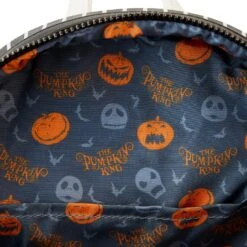 Loungefly Disney The Nightmare Before Christmas Jack Pumpkin Head Mini Backpack -Loungefly WDBK3279 LFDISNEYNIGHTMAREBEFORECHRISTMASJACKPUMPKINHEADMINIBACKPACK2539INSIDE