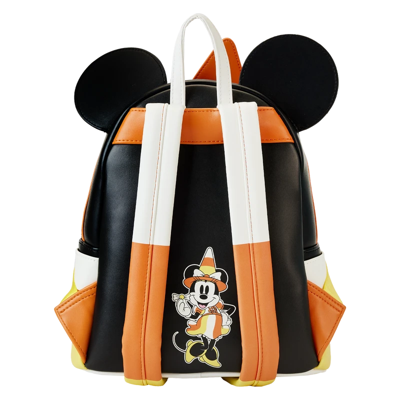 Loungefly Disney Minnie Mouse Candy Corn Cosplay Mini Backpack 7 Loungefly Disney Minnie Mouse Candy Corn Cosplay Mini Backpack - Image 5