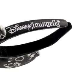 Loungefly Disney Steamboat Willie Applique Hat Rope Piping Ears Headband -Loungefly WDHB0087 SteamboatWillieHatHeadband StitchingDetail