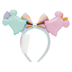 Loungefly Disney Pastel Ghost Minnie And Mickey Ears Headband -Loungefly WDHB0106 LFDISNEYPASTELGHOSTMINNIEANDMICKEYEARSHEADBAND0076BACK
