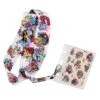 Loungefly Disney Princess Floral Tattoo Lanyard With Card Holder & 4 Pins -Loungefly WDL0464 LFDISNEYPRINCESSTATTOOLANYARDW4PINS FRONT 066