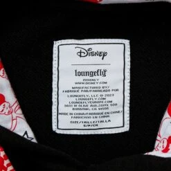 Loungefly Disney 100th Mouseketeers Varsity Unisex Hoodie -Loungefly WDLFH0026 LFDISNEY100THMOUSEKETEERSVARSITYUNISEXHOODIE0015TAG