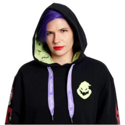 Loungefly Disney Nightmare Before Christmas Lock Shock And Barrel Unisex Hoodie -Loungefly WDLFHD0019 LFDISNEYNBCLOCKSHOCKB 1