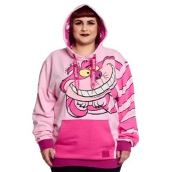 Loungefly Disney Alice In Wonderland Cheshire Cat Mad Here Unisex Hoodie -Loungefly WDLFHD0028 LFDISNEYAIWCHESHIRECATMADHEREHOODIE 006