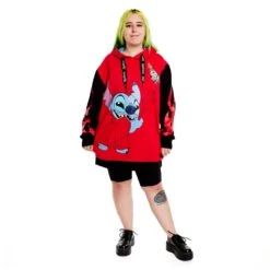 Loungefly Disney Stitch Devil Hoodie -Loungefly WDLFHD0032 LFDISNEYSTITCHDEVILHOODIE 006