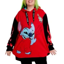 Loungefly Disney Stitch Devil Hoodie -Loungefly WDLFHD0032 LFDISNEYSTITCHDEVILHOODIE 007