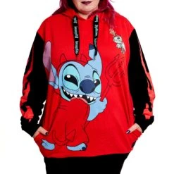 Loungefly Disney Stitch Devil Hoodie -Loungefly WDLFHD0032 LFDISNEYSTITCHDEVILHOODIE 012
