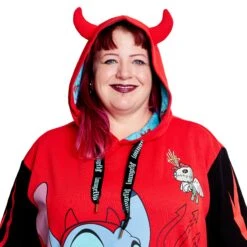 Loungefly Disney Stitch Devil Hoodie -Loungefly WDLFHD0032 LFDISNEYSTITCHDEVILHOODIE 015