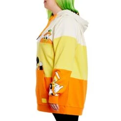 Loungefly Disney Mickey & Friends Candy Corn Unisex Hoodie -Loungefly WDLFHD0033 LFDISNEYMICKEYFRIENDSCANDYCORNHOODIE 003