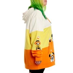 Loungefly Disney Mickey & Friends Candy Corn Unisex Hoodie -Loungefly WDLFHD0033 LFDISNEYMICKEYFRIENDSCANDYCORNHOODIE 005