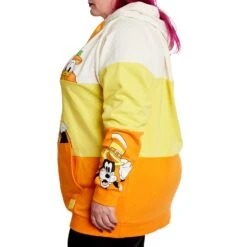 Loungefly Disney Mickey & Friends Candy Corn Unisex Hoodie -Loungefly WDLFHD0033 LFDISNEYMICKEYFRIENDSCANDYCORNHOODIE 009