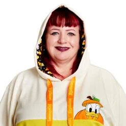 Loungefly Disney Mickey & Friends Candy Corn Unisex Hoodie -Loungefly WDLFHD0033 LFDISNEYMICKEYFRIENDSCANDYCORNHOODIE 012
