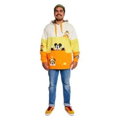 Loungefly Disney Mickey & Friends Candy Corn Unisex Hoodie -Loungefly WDLFHD0033 LFDISNEYMICKEYFRIENDSCANDYCORNHOODIE 013