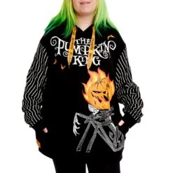 Loungefly Disney The Nightmare Before Christmas Pumpkin King Hoodie -Loungefly WDLFHD0035 LFDISNEYNIGHTMAREBEFORECHRISTMASPUMPKINKINGHOODIE 006