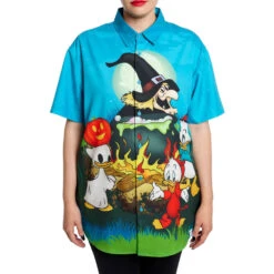 Loungefly Disney Huey, Dewie & Louie Halloween Camp Shirt