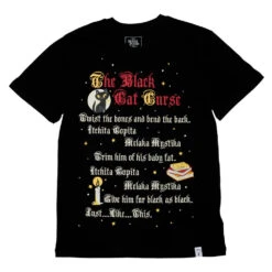 Loungefly Disney Hocus Pocus Binx Curse Unisex Tee -Loungefly WDLFSH0029 LFDISNEYHOCUSPOCUSBIN 3