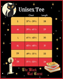 Loungefly Disney Hocus Pocus Binx Curse Unisex Tee -Loungefly WDLFSH0029 Hocus Binx tee Size C