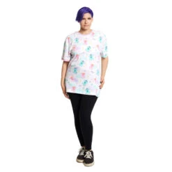 Loungefly Disney Minnie And Mickey Pastel Ghost Unisex Tee -Loungefly WDLFSH0031 LFWDMINANDMICPASTELGH 3