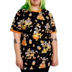 Loungefly Disney Mickey & Friends Candy Corn Unisex Tee -Loungefly WDLFSH0047 LFDISNEYMICKEYFRIENDSCANDYCORNTEE 006