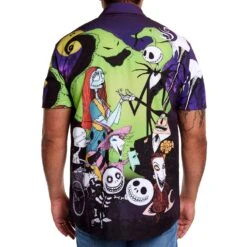 Loungefly Disney The Nightmare Before Christmas Camp Shirt -Loungefly WDLFSH0050 LFDISNEYNIGHTMAREBEFORECHRISTMASCAMPSHIRT 004