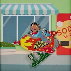 Loungefly Disney Lilo & Stitch Space Adventure 3" Collector Box Pin -Loungefly WDPN2772 LFDISNEYLSSPACEADVENTURE3INCOLLECTORBOXPIN MOVEMENT 074