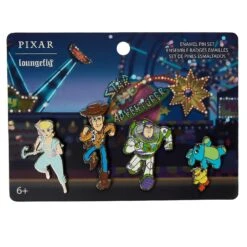 Loungefly Disney Toy Story Ferris Wheel Movie Moment 4pc Pin Set