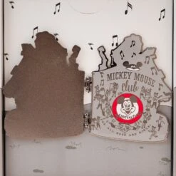 Loungefly Disney 100th Mickey Clubhouse 3 Inch Collector Pin -Loungefly WDPN3016 LFDISNEY100THMICKEYCLUBHOUSE3INCHCOLLECTORBOXPI0931OPEN