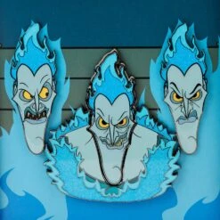 Loungefly Disney Hercules Hades Mixed Emotions 4pc Pin Set -Loungefly WDPN3035 LFDISNEYHERCULESHADESMIXEDEMOTIONS4PCPINSET0821LOOK1