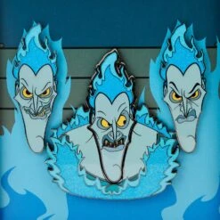 Loungefly Disney Hercules Hades Mixed Emotions 4pc Pin Set -Loungefly WDPN3035 LFDISNEYHERCULESHADESMIXEDEMOTIONS4PCPINSET0822LOOK2