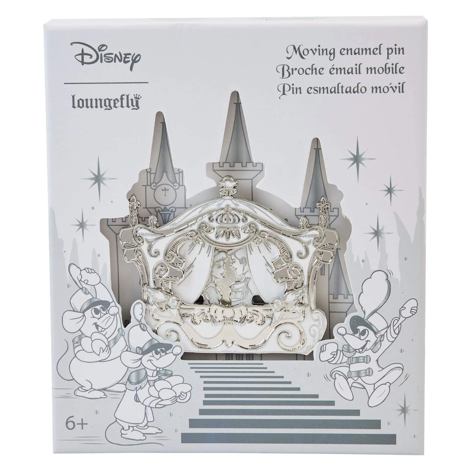 Loungefly Disney Cinderella Happily Ever After 3 Inch Collector Pin 3 Loungefly Disney Cinderella Happily Ever After 3 Inch Collector Pin