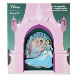 Loungefly Disney Cinderella Lenticular 3 Inch Collector Box Pin