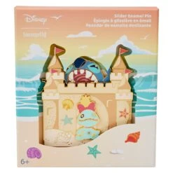Loungefly Disney Stitch Sandcastle Beach Surprise 3 Inch Collector Box Pin
