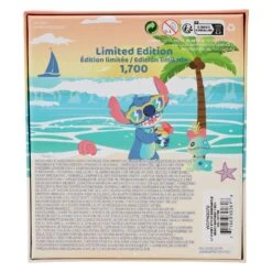 Loungefly Disney Stitch Sandcastle Beach Surprise 3 Inch Collector Box Pin -Loungefly WDPN3070 LFDISNEYSTITCHSANDCASTLEBEACHSURPRISE3INCOLLECTORBOX1266BACK