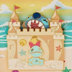 Loungefly Disney Stitch Sandcastle Beach Surprise 3 Inch Collector Box Pin -Loungefly WDPN3070 LFDISNEYSTITCHSANDCASTLEBEACHSURPRISE3INCOLLECTORBOX1268MOVEMENT